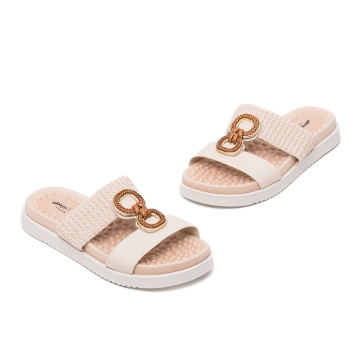 Papuci dama comozi din piele, IZ7178 52-S - Img 2
