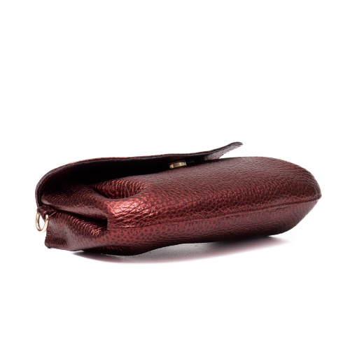 Poseta dama, piele naturala, M291, bordo sidef - Img 3