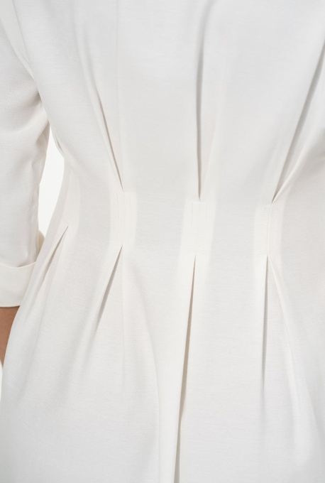 Rochie albă Adalya Hermosa – croi amplu - Img 3