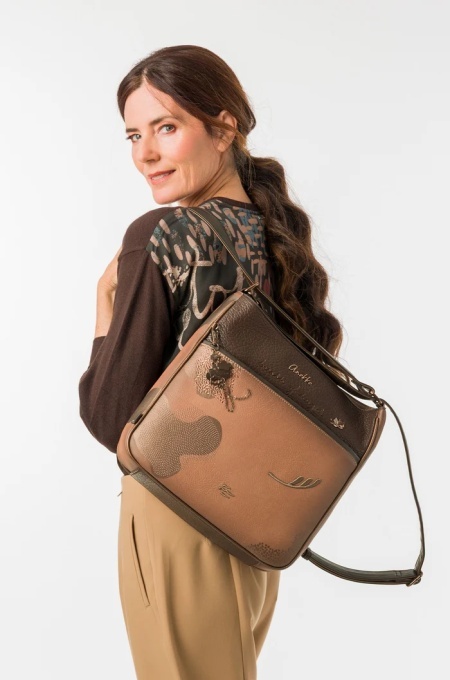 Rucsac damă VOYAGE din piele ecologica, Anekke 43825-072 Multicolor - Img 12