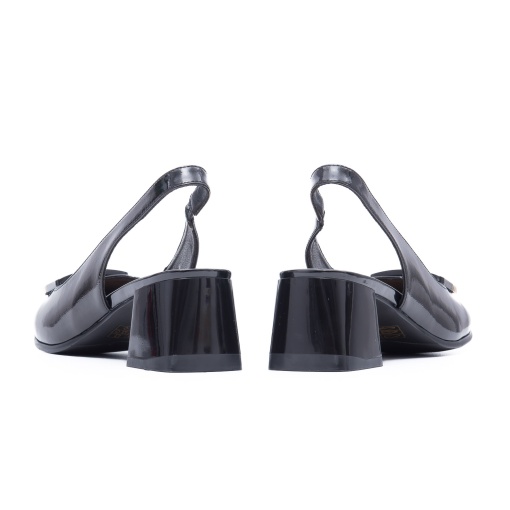 Saboti dama eleganti din piele lacuita W1W140032A 01-L - Img 3