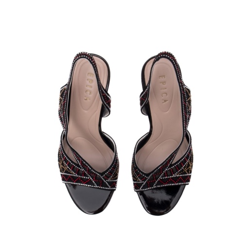 Sandale Epica elegante cu straturi multicolore, K3K320050 15-Z - Img 6