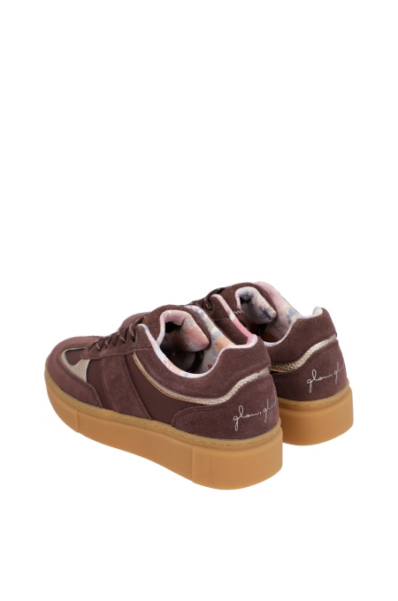 Sneakers damă din piele Anekke Berlin 433 Burgundy - Img 6
