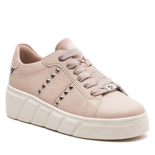 Sneakers dama roz Rieker Revolution piele naturala W0506-31 - Img 9