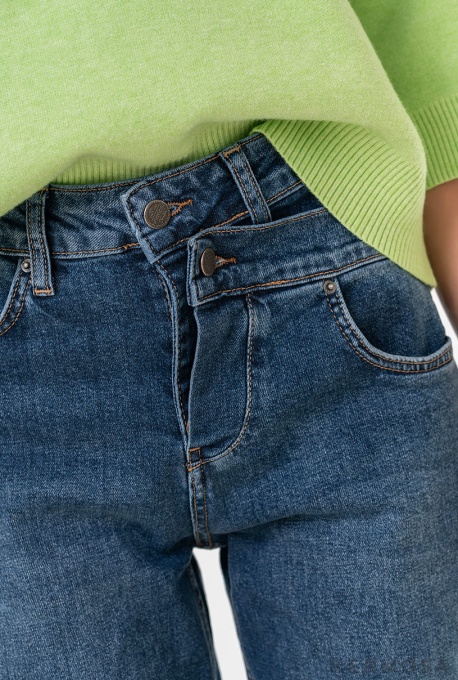 Blugi Mom Fit Andria cu Detalii Inovatoare - Img 4
