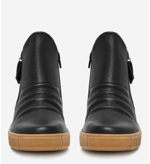 Botine casual din piele naturală Remonte D1T73-00 - Img 2