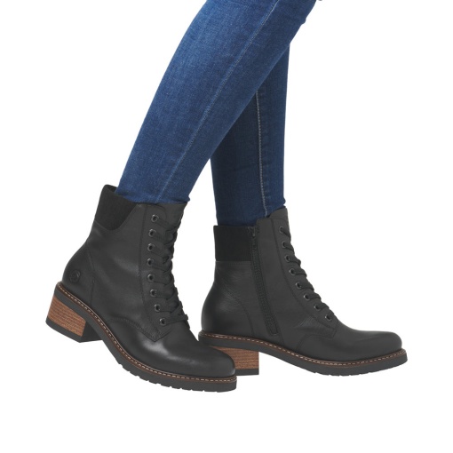 Botine casual, piele naturala, D1A70-00 - Img 2