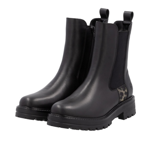 Botine casual, piele naturala, D2286-03 - Img 2
