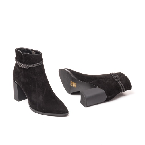 Botine cu toc gros, K3K330017 01-L - Img 5