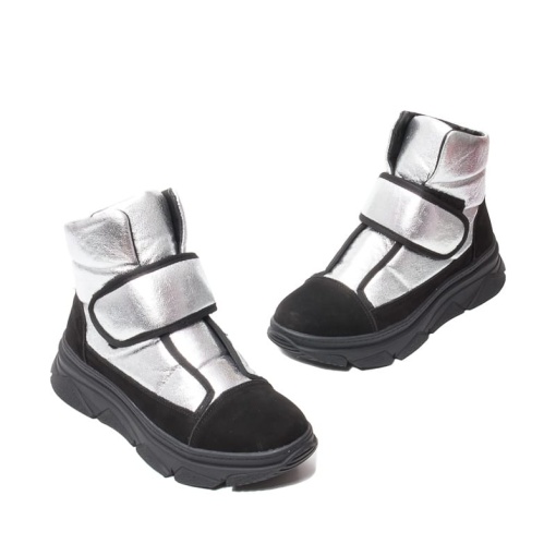 Botine dama casual, piele naturala intoarsa, T29267-1-1 18-Z - Img 2