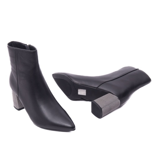 Botine dama cu varfd ascutit Feeling din piele 25-101-02 - Img 3