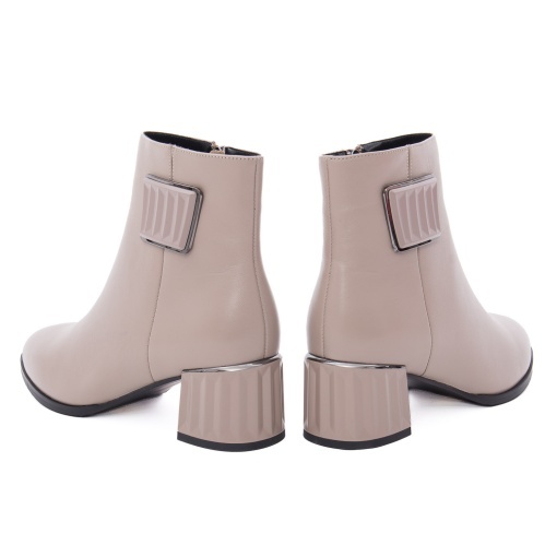 Botine dama din piele naturala, Epica 1K390004A 03-N, bej - Img 5