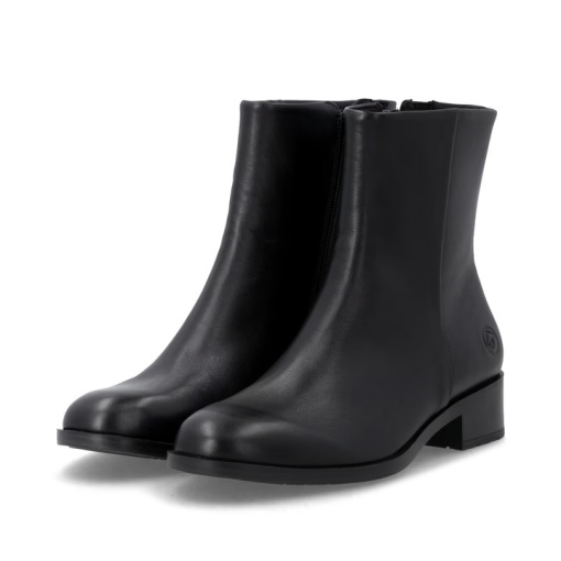 Botine dama din piele naturala intoarsa, Remonte D3U73-00, negru - Img 2