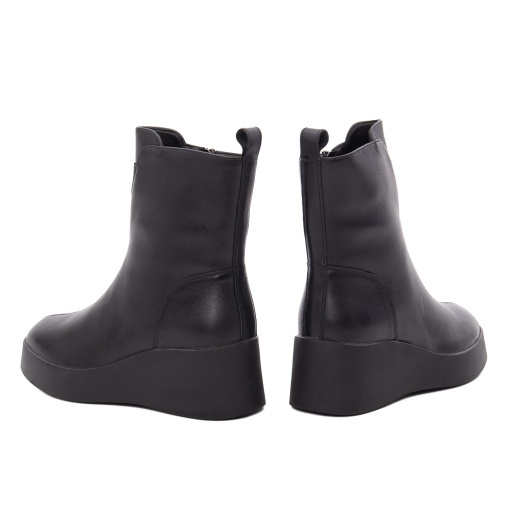 Botine dama din piele naturala, Karisma 1DL70021A 01-N, negru - Img 6