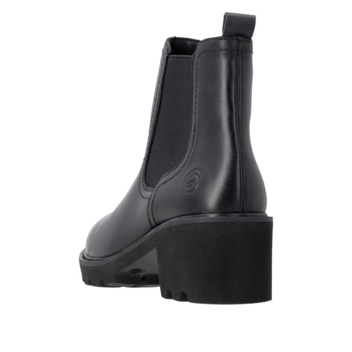 Botine dama din piele naturala, Remonte D0A70-00, negru - Img 4