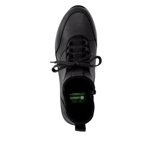 Botine dama din piele naturala, Remonte D0T81-00, negru - Img 8