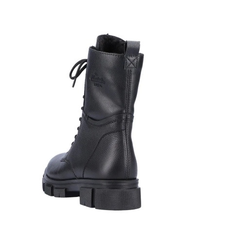 Botine dama din piele naturala, Rieker Y7116-00, negru - Img 5