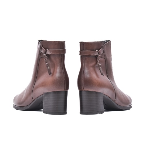 Botine dama, piele naturala, GB55692-24, maro - Img 3