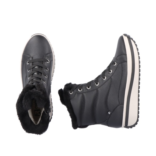 Botine dama, piele naturala, W0963-01, negru - Img 5
