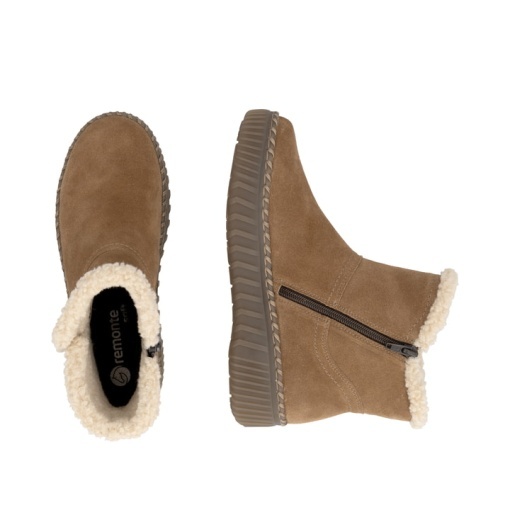 Botine dama Remonte D4A73-24, coniac - imagine 8