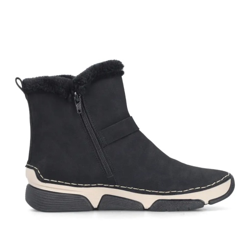 Botine dama Rieker 45966-01, negru - profil interior