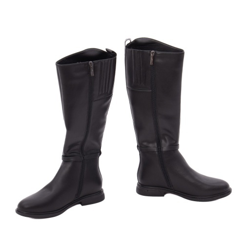 Cizme dama din piele naturala, PASS Collection 1DL90033A 01-N, negru - Img 3