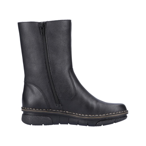 Cizme dama, piele naturala, 73350-00, negru - Img 2