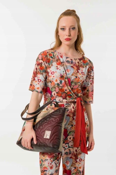Geanta eleganta A4 BLOSSOM din piele ecologica, Anekke 43712-214 Multicolor - Img 6
