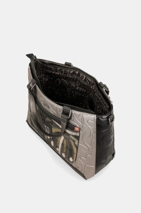 Geanta eleganta SQUARE CROSSBODY ORCHESTRA din piele ecologica, Anekke 43801-447 Multicolor - Img 8