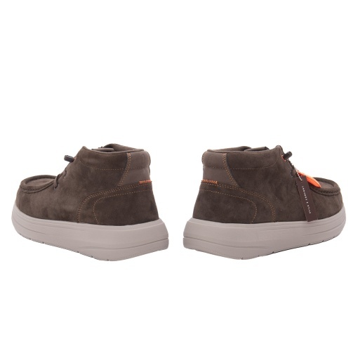 Ghete barbati din piele naturala intoarsa, Impronte IM62061A 030 GHEBO WALLABEE MID, maro - Img 6