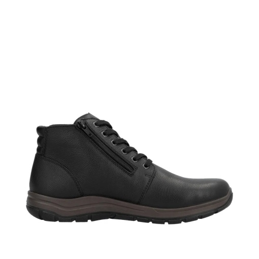 Ghete barbati din piele naturala, Rieker 03652-00, negru - Img 6
