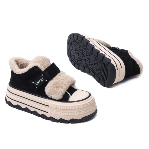 Ghete dama din piele naturala Gryxx, 2624D150-3R6 01-N, negru - Img 5