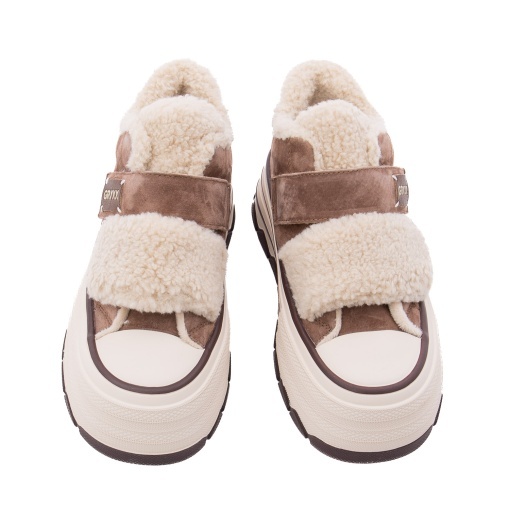 Ghete dama din piele naturala, Gryxx 2624D150-3R6 16-N, coniac - Img 4