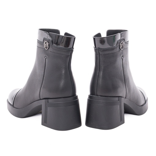 Ghete dama din piele naturala, Karisma 1DL90020A 01-N, negru - Img 5