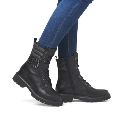 Ghete dama, piele naturala, D1W71-03 - Img 2