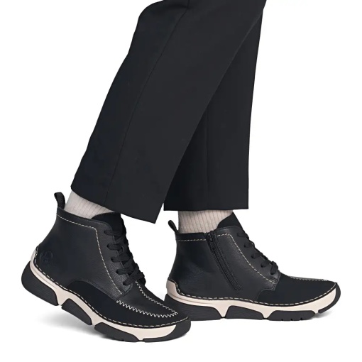 Ghete dama Rieker 45908-00, negru - imagine 10