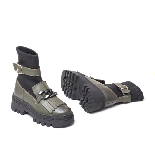 Ghete fashion, M 410 Kaki+Sint - Img 5