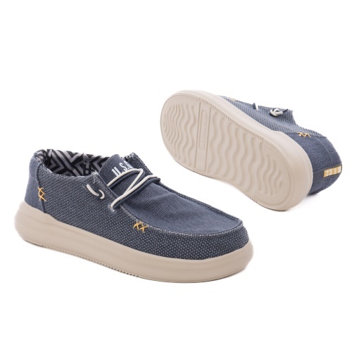 Pantofi barbati de vara din material textil, POLO U.S. GOLF S26-S00US4636, bleumarin - Img 4