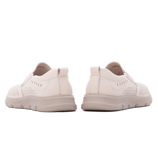 Pantofi barbati de vara din piele naturala, Otter 85DT80011B 52-N, crem - Img 6