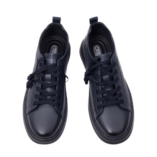 Pantofi barbati din piele naturala, Otter J2J270002B 42-N, bleumarin - Img 5