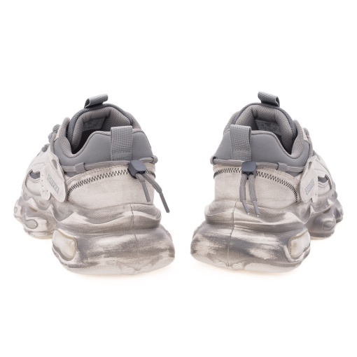 Pantofi barbati sport din piele mix, Gryxx 2F7801 13-Z, alb - Img 5
