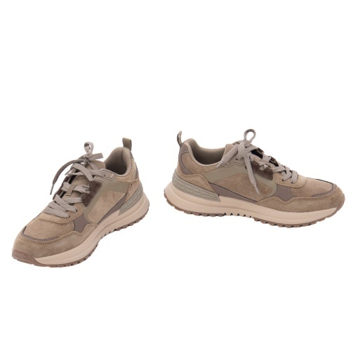 Pantofi barbati sport din piele mix, JEEP JM62101A 036 GROUND MONO, maro kaki - Img 4