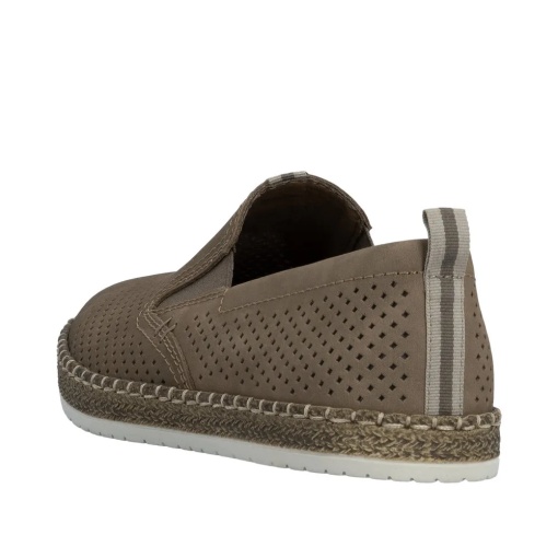Pantofi barbati vara din piele naturala nabuc, Rieker B5286-25, maro - Img 3
