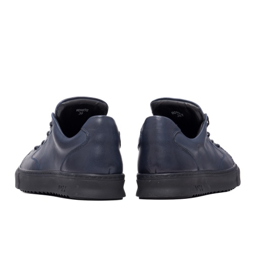 Pantofi casual adolescenti, piele naturala, 90985S, bleumarin - Img 3