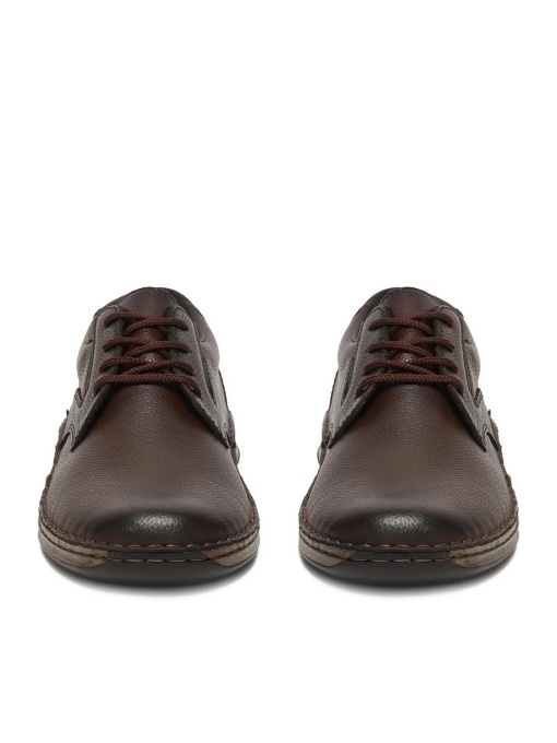 Pantofi Casual Bărbați Rieker 05211-25 Maro - Piele Naturală - Lat - Img 2