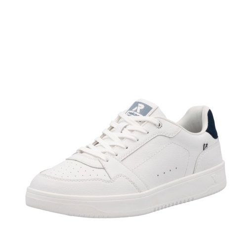 Pantofi casual, Rieker U1902-80 din piele naturala, alb - Img 2