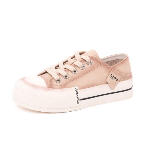 Pantofi Dama Bej PASS Collection Tip Converse, X5X640012A 03-N, bej