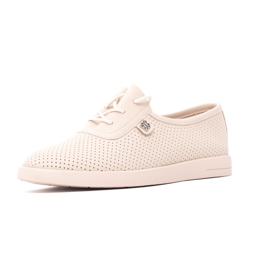 Pantofi damă bej Pass Collection W1W160004B C5-N – piele naturală perforată, comozi și ușori, ideali pentru vară
