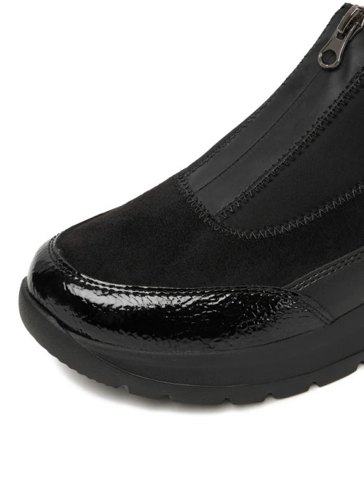 Pantofi dama casual din material textil, Remonte, D2V01-04, negru - Img 2