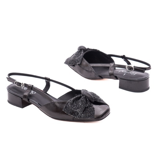 Pantofi dama casual din piele naturala, Feeling D75-3903, negru - Img 3